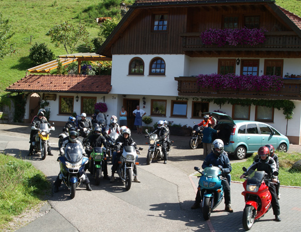 Foto der Motorradgruppe